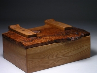 Burr Elm Jewellery Chest