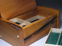 Yew jewellery box