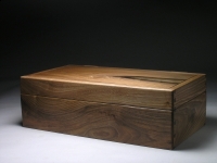 Jewellery box in walnut