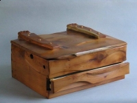 Stationery box in English Yew